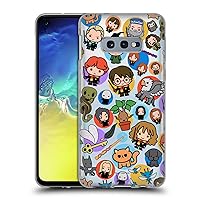 Head Case Designs Officially Licensed Harry Potter Pattern Deathly Hallows XXVIII Soft Gel Case Compatible with Samsung Galaxy S10e