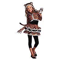 Drama Queens Tigress Hoodie Costume, Medium