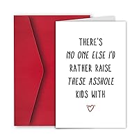 Ulbeelol Funny Fathers Day Card from Wife, Humorous Card for Husband, Hilarious Anniversary Card for Husband Him