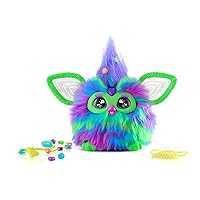Furby Galaxy Edition, Glow in The Dark, 15 Fashion Accessories, Interactive Plush Toys for 6 Year Old Girls & Boys & Up, Voice Activated Animatronic (Amazon Exclusive)