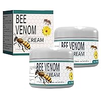 2PCS Bee Venom Cream, New Zealand Bee Venom Cream, Bee Venom Gel Provides for Back,Neck,Hands,Feet Etc.