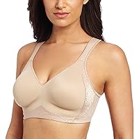 PLAYTEX Women's 18 Hour Side & Back Smoothing Cooling Wireless T-Shirt Bra with 4-Way TruSUPPORT