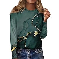 Womens Shirts Long Sleeve, Womens V Neck T Shirts Women's Athletic Shirts & Tees Woman Shirts Casual Women's Fashion Shirt with Built in Bra Plus Size Long Sleeve Shirts for (3-Dark Green,Large)