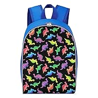 Colorful Dinosaur Dinos Travel Laptop Backpack 13 Inch Lightweight Daypack Causal Shoulder Bag
