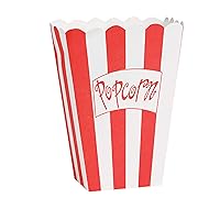 Creative Converting Popcorn Boxes, One Size, Multicolored