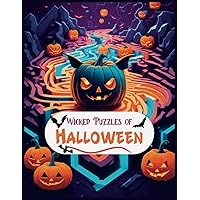 Wicked Puzzles of Halloween: Activity Book For Kids