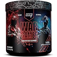 War Games, PvPunch - Keto Friendly Focus Formula - Focus Supplement with Nootropics + Green Tea Extract - Low Caffeine Yerba Mate with TeaCrine & Dynamine (30 Servings)