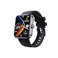 F57L Smart Watch, 1.91'' Full Touch Screen Fitness Tracker with Heart Rate Monitor, Blood Oxygen, Sleep Monitor, 140+ Sports Modes, IP68 Waterproof, 180 Days Battery Life (Golden)