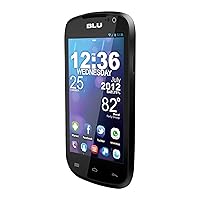 BLU Dash 4.0 D270a Unlocked Dual SIM Phone with Dual-Core 1GHz Processor, Android 4.0 ICS, 3G HSPA, and High Res LCD Screen - U.S. Warranty (Black)