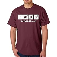 AW Fashions Father The Noble Element - Fathers Day Funny Elements Men's T-Shirt