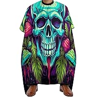 Mushroom Weed Skull Barber Cape Hair Cutting Salon Haircut Capes Professional Hairdresser Apron for Men Women