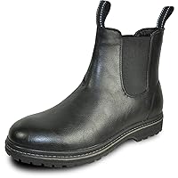 bravo! Men Waterproof Winter Boot MARK Fur Boot Double Zipper or Double Gore or Hook-and-Loop Black Brown Men Size 7 to 13