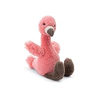 Jellycat Bashful Flamingo Stuffed Animal, Small, 7 inches