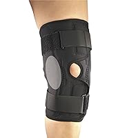 OTC Knee Stabilizer Wrap, ROM Hinged Bars, Orthotex, Medium