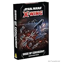 Star Wars X-Wing 2nd Edition Miniatures Game Seige of Coruscant Battle Pack | Strategy Game | Ages 14+ | 2 Players | Average Playtime 45 Minutes | Made by Atomic Mass Games, Multicolor (SWZ95EN)