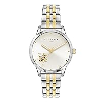 Ted Baker Fitzrovia Bumble Bee Stainless Steel Two-Tone Bracelet Watch (Model: BKPFZF2079I)