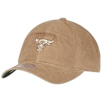 Mitchell & Ness Chicago Bulls Strapback Cap – Workmens Strapback Cap – Light Brown