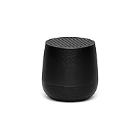 Lexon MINO+ Portable Bluetooth Mini Speaker with HD Sound, Rechargeable and Pairable - Black