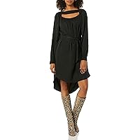 TEREA Women's Zora Cutout Belted Mini Dress