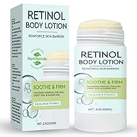 Retinol Body Lotion, Anti Aging Firming Retinol Body Glow Wand, Moisturizer and Crepey Skin Care Treatment, Retinol Body Cream for Firming Sagging Skin and Stretch Marks