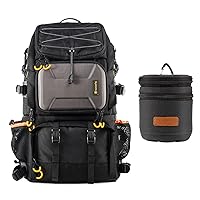 TARION Camera Backpack + Camera Lens Case | 2 Bags in 1 Camera Backpack Large with 15.6