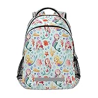 Mermaid Backpacks Travel Laptop Daypack School Book Bag for Men Women Teens Kids 3