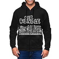 Mr Bungle Full Zip Hoodie Mens Casual Tops Long Sleeve Sweatshirt Pullover Hooded