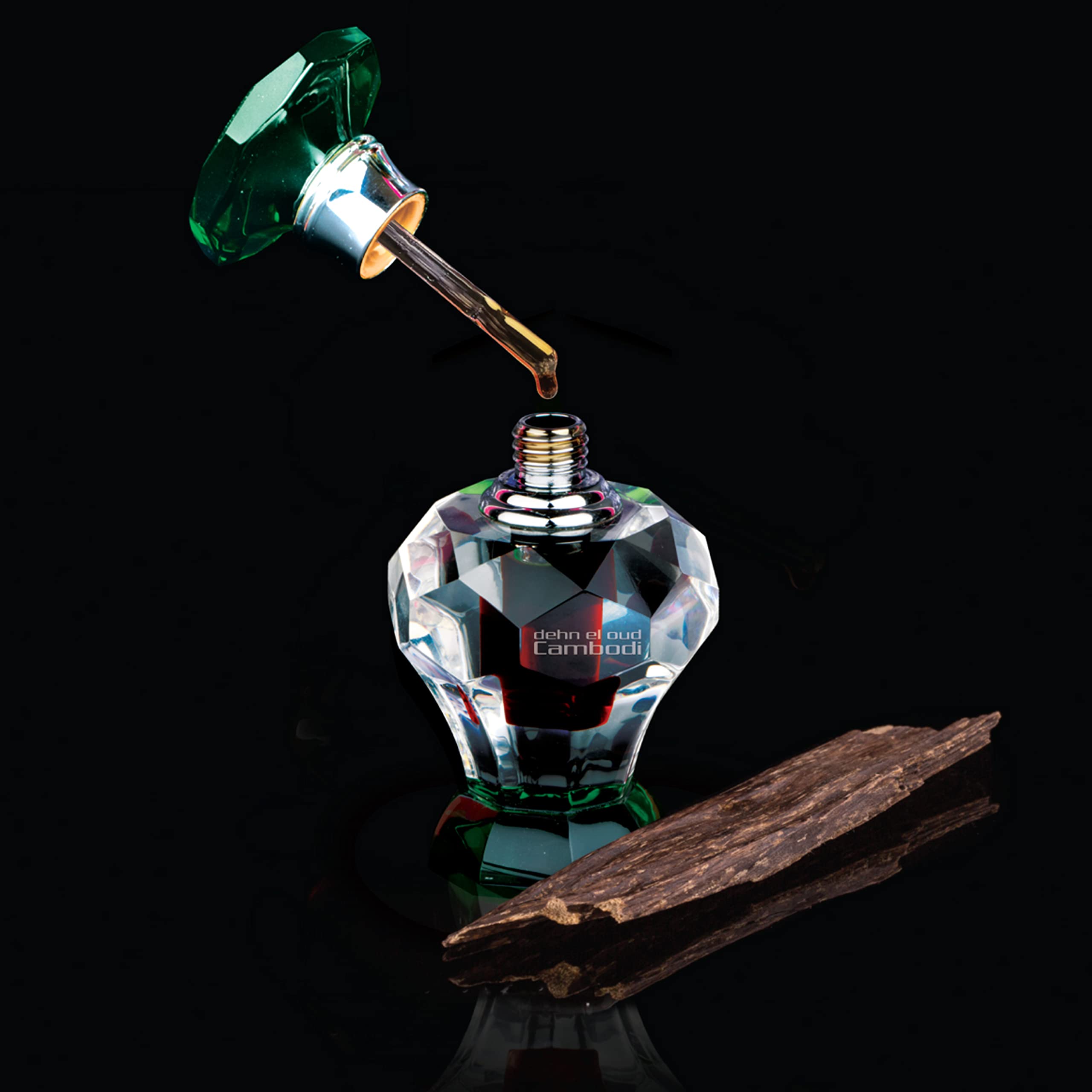 Swiss Arabian Dehn El Oud Cambodi - Luxury Products From Dubai - Lasting, Addictive Personal Perfume Oil Fragrance - Seductive Signature Aroma - The Luxurious Scent Of Arabia - 0.1 Oz