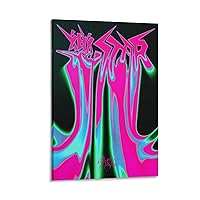 Aesthetic Posters Stray Music Rock-star 2023 Album Poster Kids Room Decor Art Posters Poster Decorative Painting Canvas Wall Art Living Room Posters Bedroom Painting 08x12inch(20x30cm)
