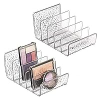 iDesign 55150M2 Rain Cosmetic Vanity Cabinet, Palette Organizer - Set of 2
