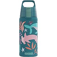 SIGG - Insulated Kids Bottle - Shield One Therm - For Carbonated Beverages - Dishwasher Safe - Stainless Steel - 17 Oz