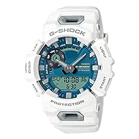 Casio GBA-900CB-7AJFCasio Wristwatch, Web Exclusive, Bluetooth Included, Distance Measurement Function, Web Limited Model: White/Blue Green Import from Japan New