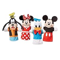 Disney Mickey Mouse & Friends Soft & Cuddly Hand Puppets, 9.5 x 2.1 x 14.25 inches, Multi