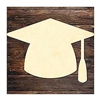 Back to School Crafts Wood Hanging Decorations, Graduate Hat Shape Wood Cutouts DIY Craft Children Home Decor Craft Wood First and Last Day of School Party Supplies Farmhouse Sign, 3PCS