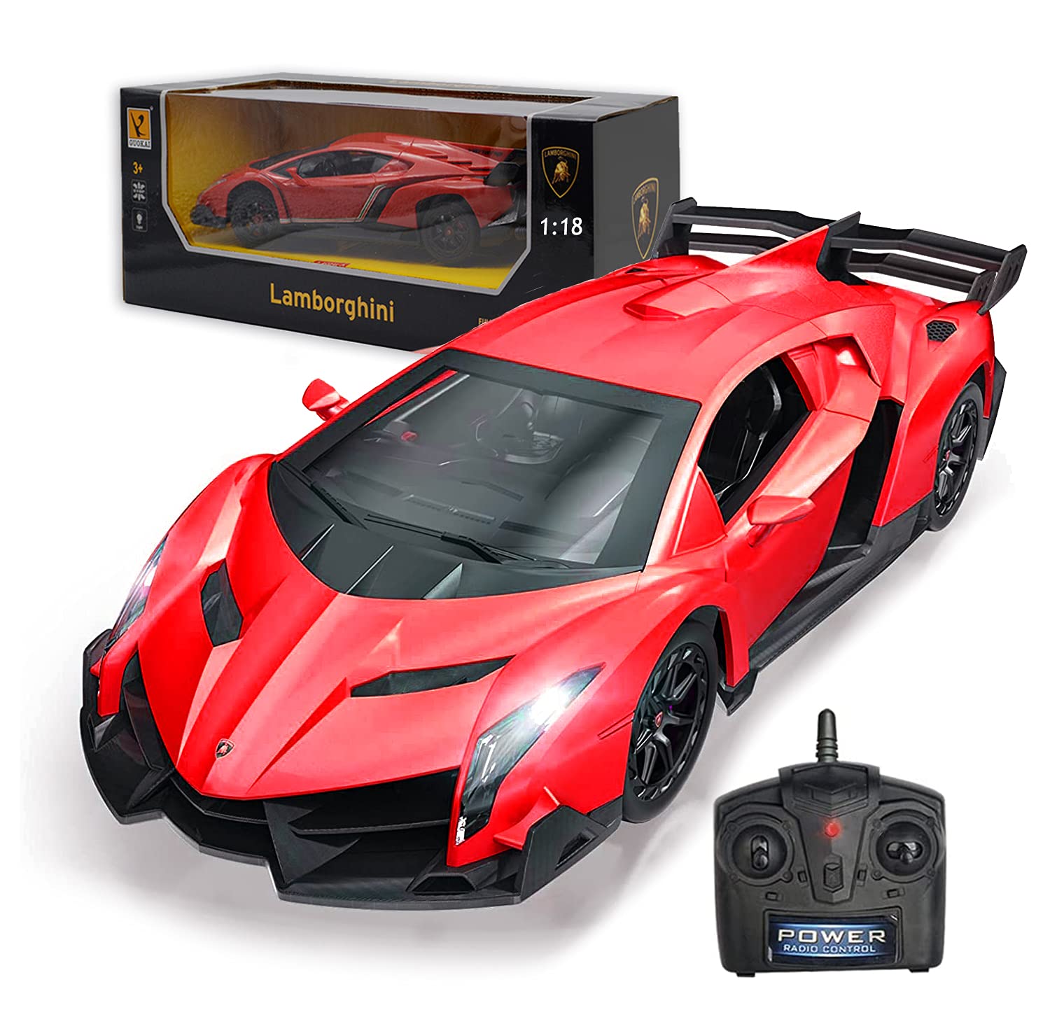 Mua GUOKAI Remote Control Car RC Cars Racing Car 1:18 Licensed Toy RC Car  Compatible with Lamborghini Model Vehicle for Boys 6,7,8 Years Old, red  trên Amazon Mỹ chính hãng 2023 | Giaonhan247