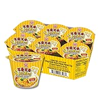 [OTTOGI] Cheese Cup Ramen, KOREAN STYLE INSTANT NOODLE, Rich savory cheese flavor ramen soup (62g) - 6 Pack