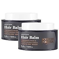 Scotch Porter Smoothing Hair Balm for Men | Instantly Controls, Moisturizes, Defines & Adds Shine | Non-Toxic Ingredients, Free of Parabens, Sulfates & Silicones | Vegan | 3.4oz – 2 Pack