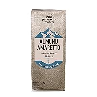 Almond Amaretto Flavored Ground Coffee, 1-12oz Medium Roast