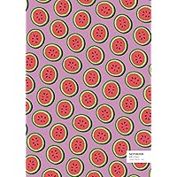 Melons Notebook - A4: (Pink Edition) Fun notebook 192 lined pages (A4 / 8.27x11.69 inches / 21x29.7cm)
