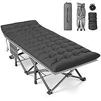 Slendor XXL Folding Camping Cot for Adults,79