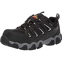 Thorogood Crosstrex Waterproof Athletic Safety Toe Work Shoes for Men - Lightweight Premium Leather and Mesh with Comfort Insole and Slip-Resistant Outsole; ASTM Rated