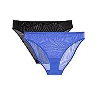 Lace Sheer Thongs Women Sexy G Strings Mesh Panties See Through Underwear  Thong String Tangas T Back Soft Lingerie Black