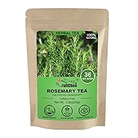 FullChea - Rosemary Tea Bags, 36 Teabags, 1.5g/bag - Premium Dried Rosemary Leaves - Cultivated From Egypt - Non-GMO - Caffeine-free - Distinct Flavor & Support Digestion