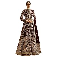 9301 Ready to Wear Indian Pakistani Velvet Anarkali Suit Salwar Kameez Party Women