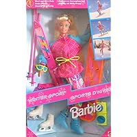 Barbie Winter Sport Doll Set w Skis & More! (1994)