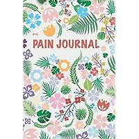 Chronic pain journal - Illness Management Book - Daily Mindfulness Exercises - Mood Tracker - Floral Design
