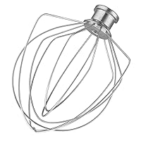 KitchenAid 6-Wire Whip for 5 and 6 Quart Lift Stand Mixers,Silver