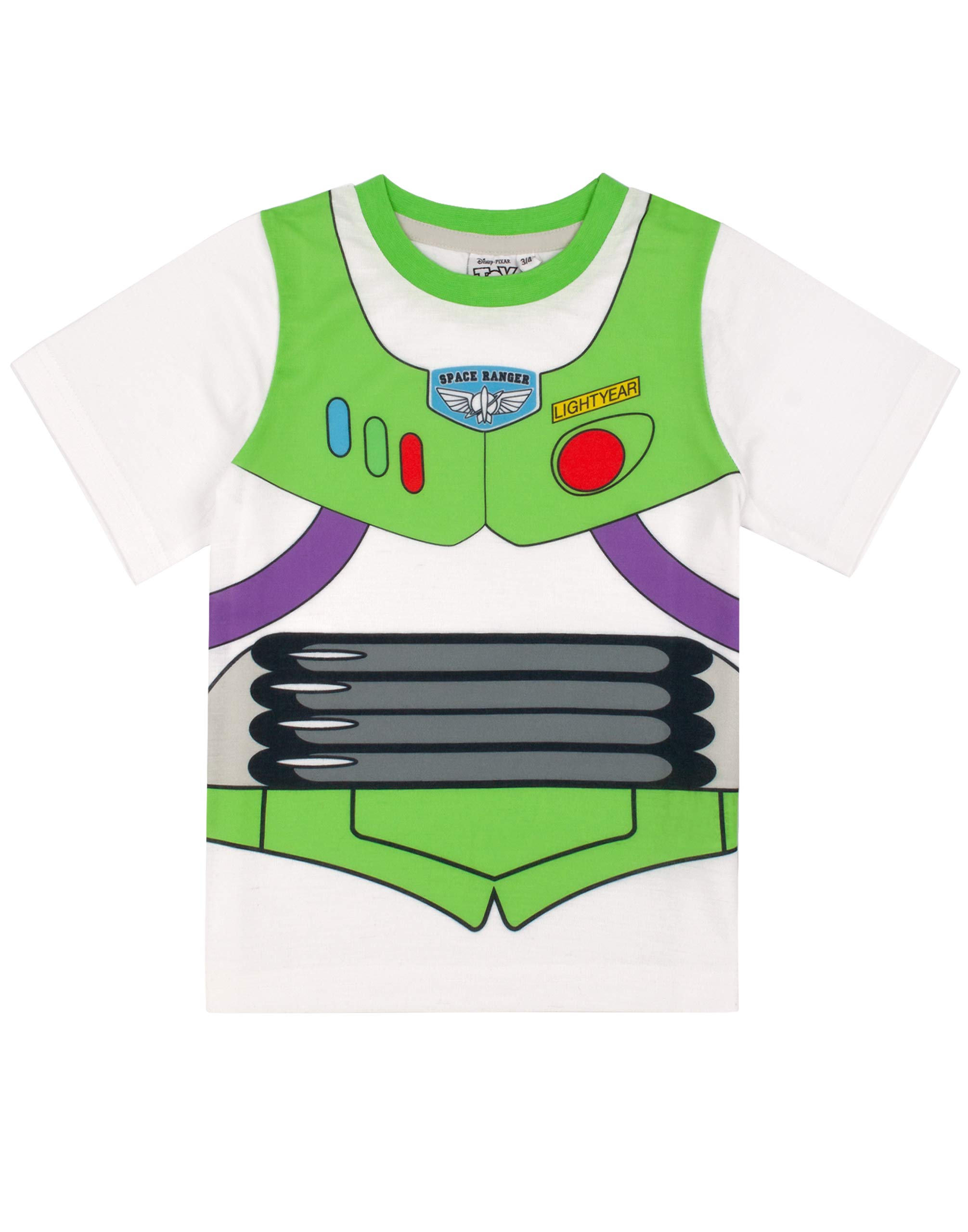 Disney Toy Story Pyjamas Boys Buzz Lightyear Character Kids Pjs