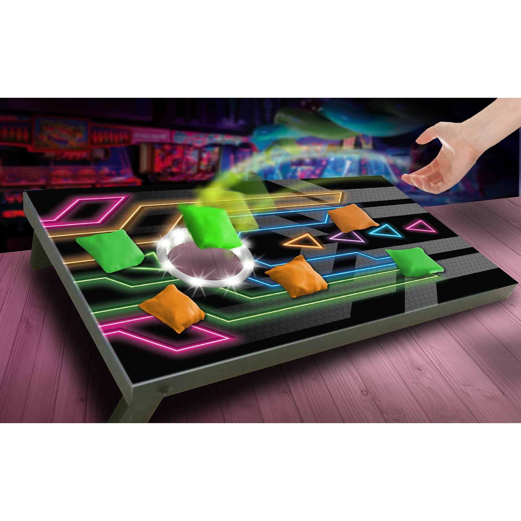 Ambassador Games Electronic Arcade Cornhole (Neon Series)