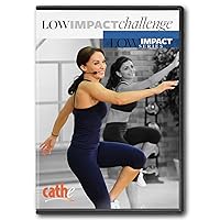 Cathe Friedrich Low Impact Challenge Step Aerobics DVD Workout for Women and Men - Make Fitness Fun Again